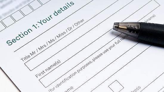 Application form